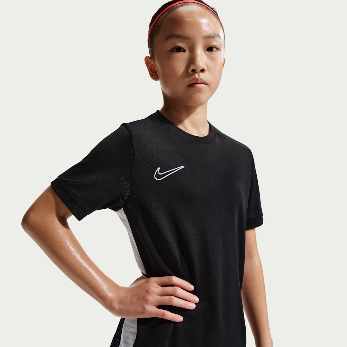 Nike Academy Dri-FIT fodboldtrøje til større børn (piger)