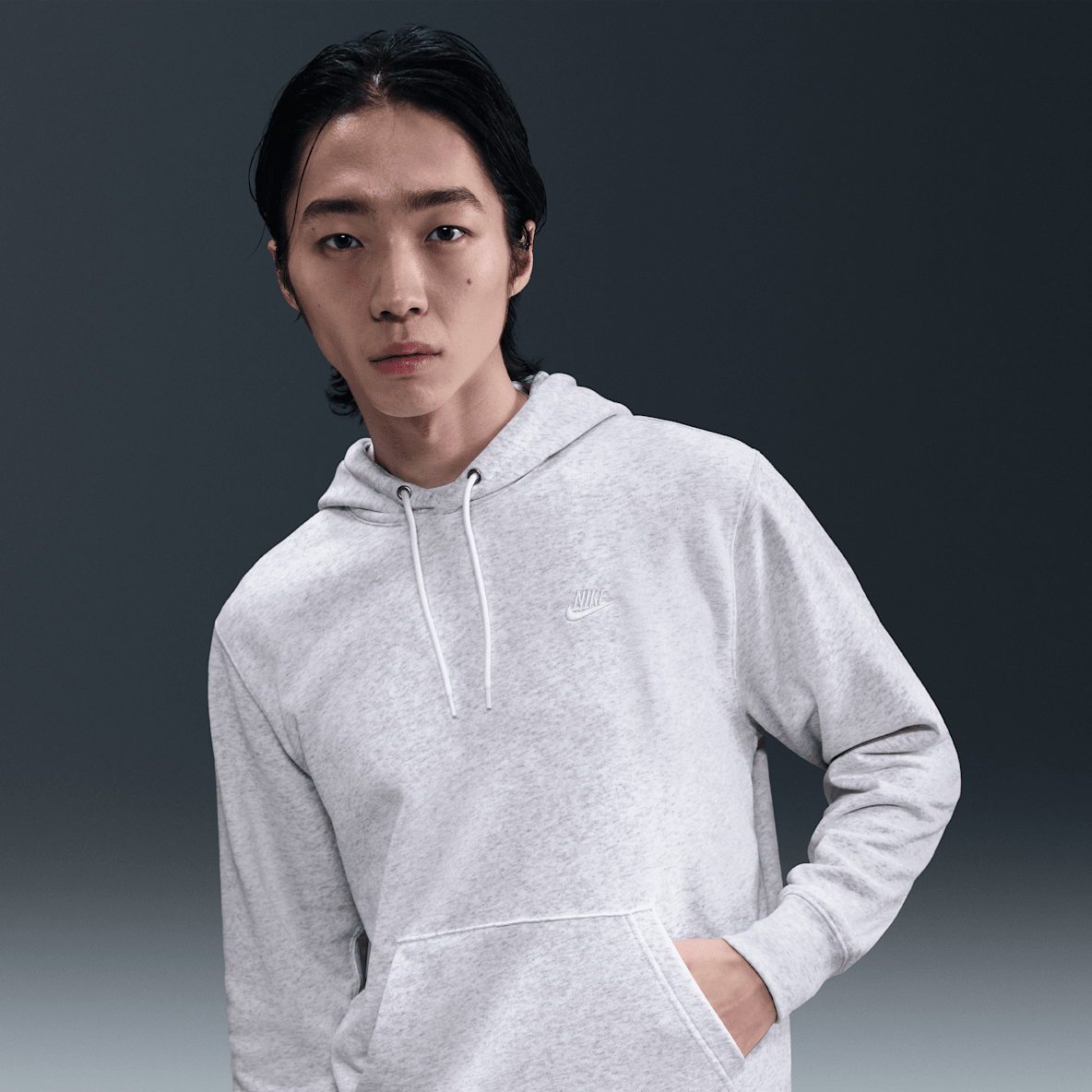 Nike Club Nike Club 男款毛圈布套頭連帽上衣