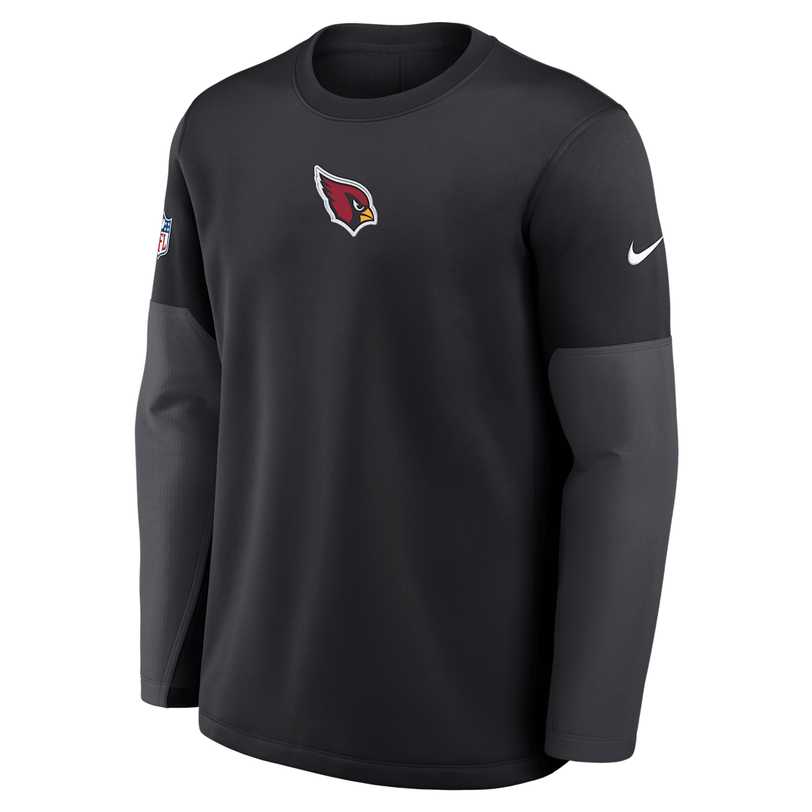 Arizona Cardinals Scripted To Win Sideline Coach Men's Nike Therma-FIT NFL Long-Sleeve T-Shirt