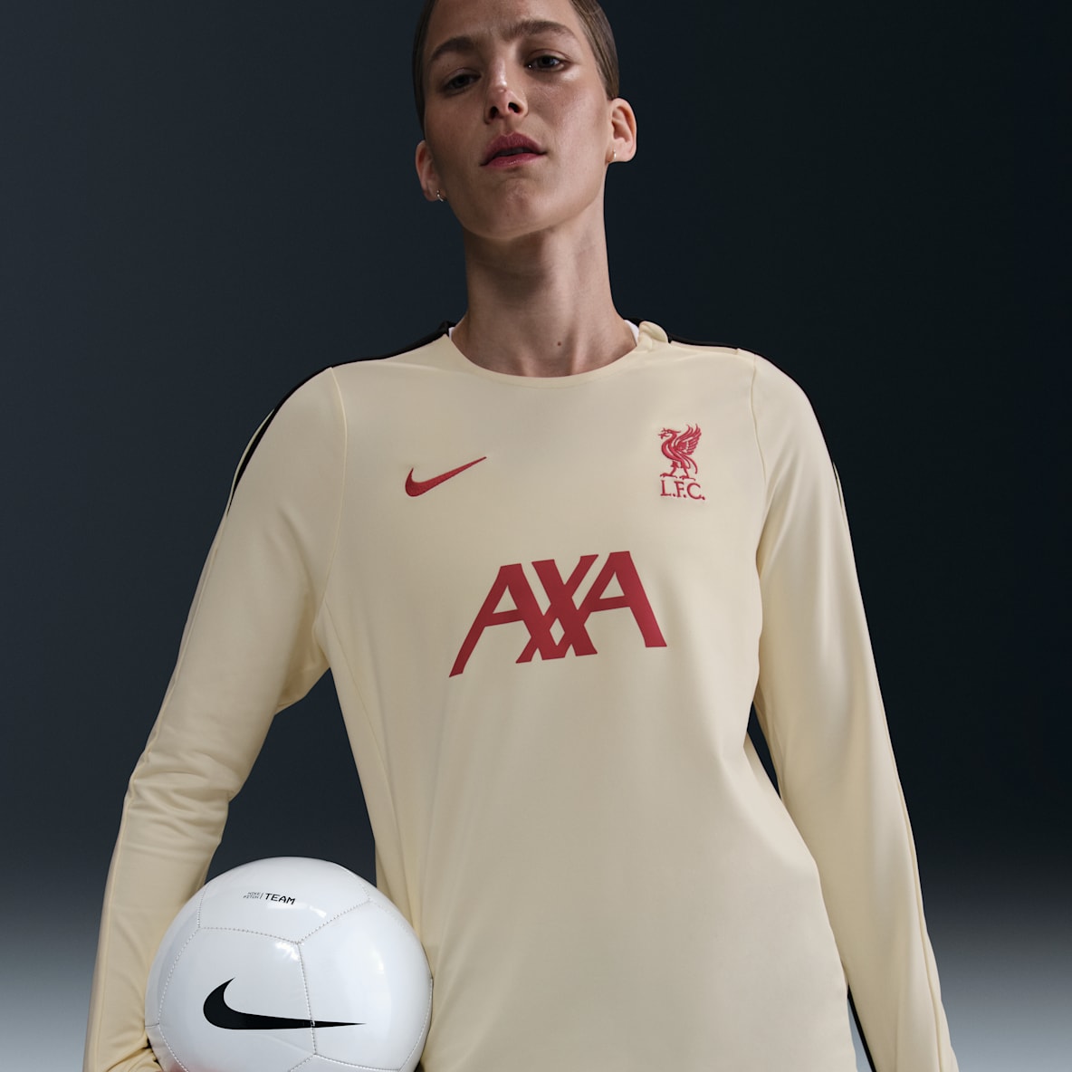 Liverpool FC Strike Special Edition Liverpool FC Strike Special Edition Haut de foot en maille à col ras-du-cou Nike Dri-FIT pour femme