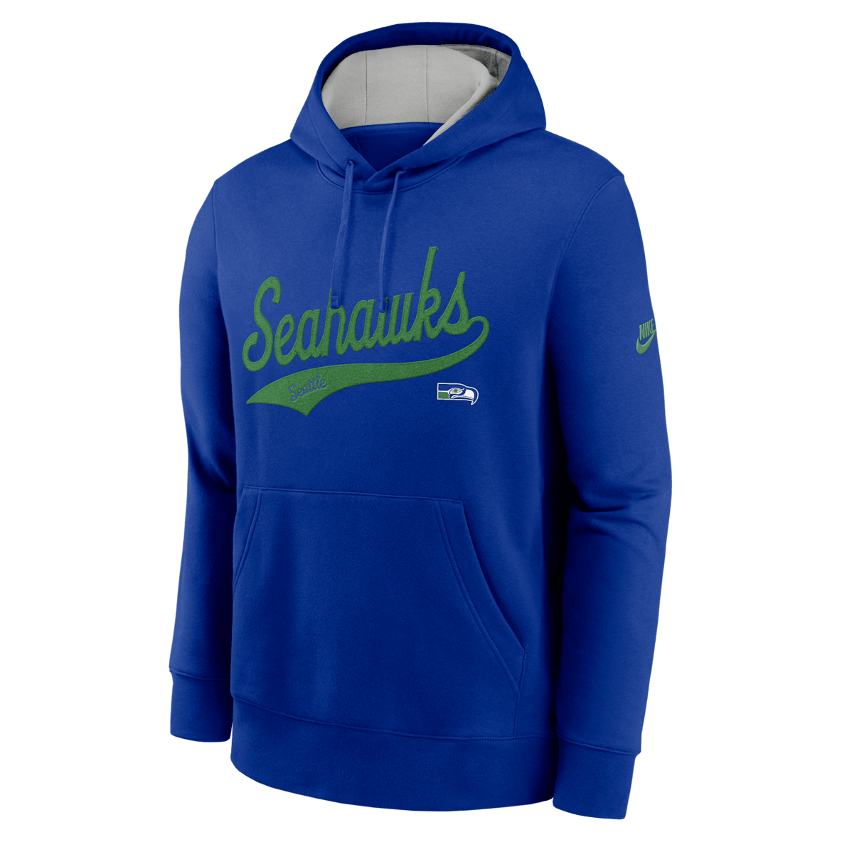 Seattle Seahawks Rewind Club Logo Seattle Seahawks Rewind Club Logo Men's Nike NFL Pullover Hoodie