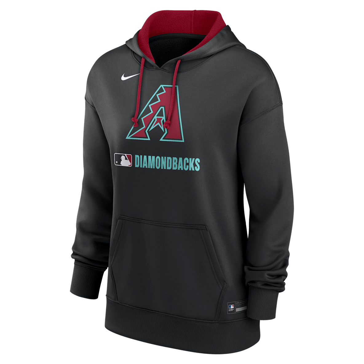 Arizona Diamondbacks Authentic Collection Arizona Diamondbacks Authentic Collection Women's Nike Therma MLB Pullover Hoodie