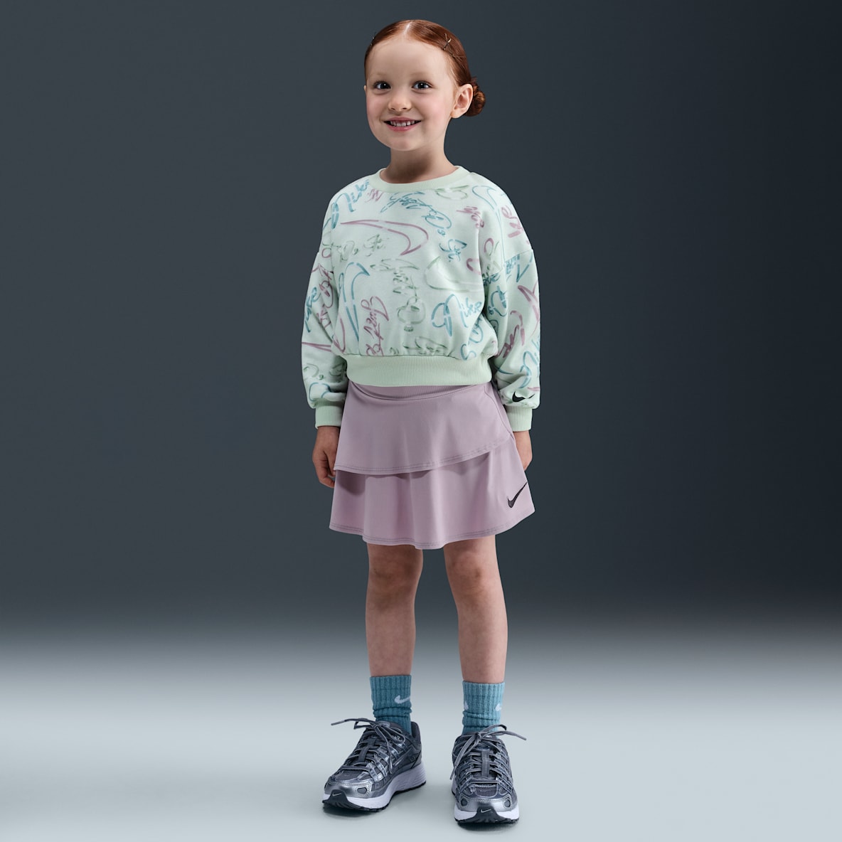 Nike Swoosh On Pointe Nike Swoosh On Pointe Toddler Floral Futura 2-Piece Scooter Set