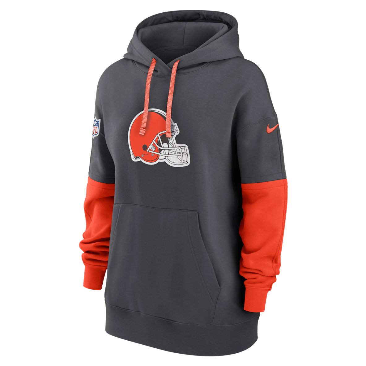 Cleveland Browns Sideline Essential Cleveland Browns Sideline Essential Women's Nike NFL Pullover Hoodie