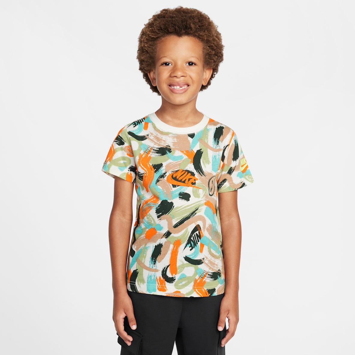 ナイキ "Express Yourself" ナイキ "Express Yourself" リトルキッズ プリント Tシャツ