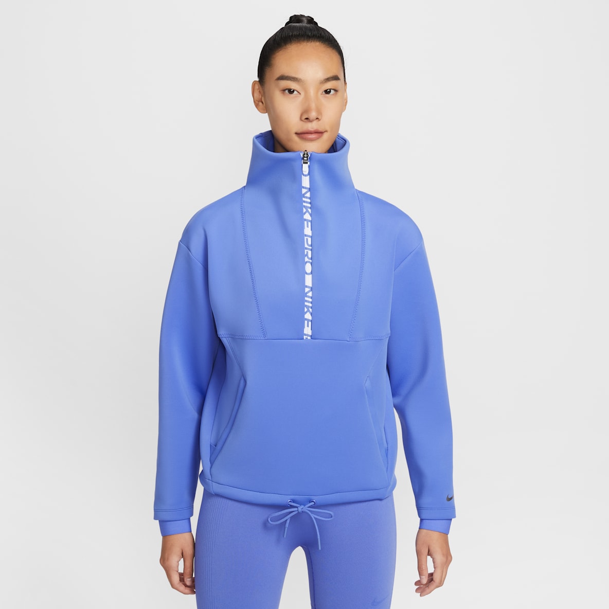 Nike Pro Women's Cropped Half-Zip Top
