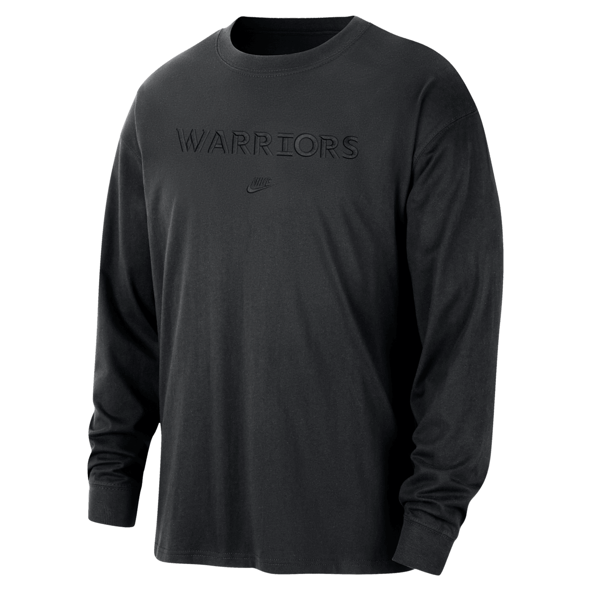 Golden State Warriors Courtside Premium Essential Men's Nike NBA Long-Sleeve T-Shirt