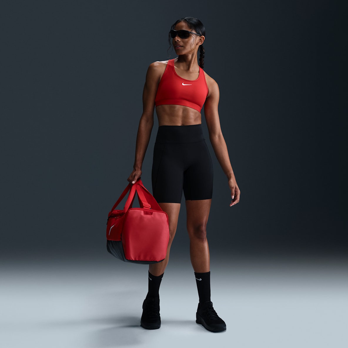 Nike Universa Nike Universa Women's High-Waisted 20.5cm (approx.) Biker Shorts with No Front Seam