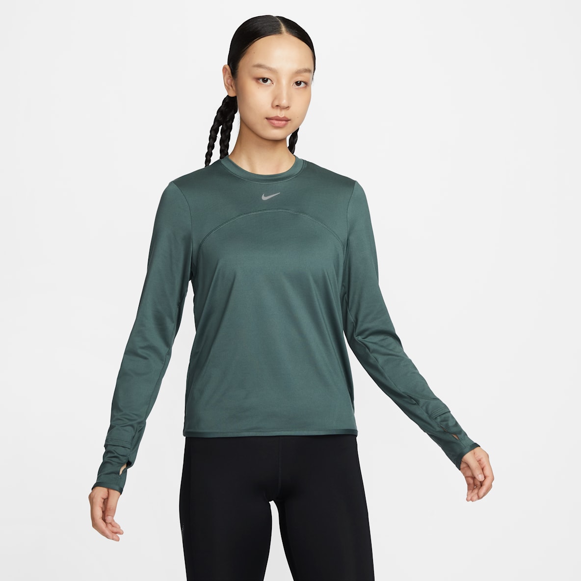 ナイキ Dri-FIT スウィフト エレメント UV ナイキ Dri-FIT スウィフト エレメント UV ウィメンズ クルーネック ランニング トップ