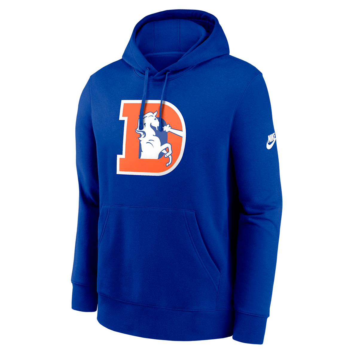 Denver Broncos Club Logo Denver Broncos Club Logo Men's Nike NFL Pullover Hoodie