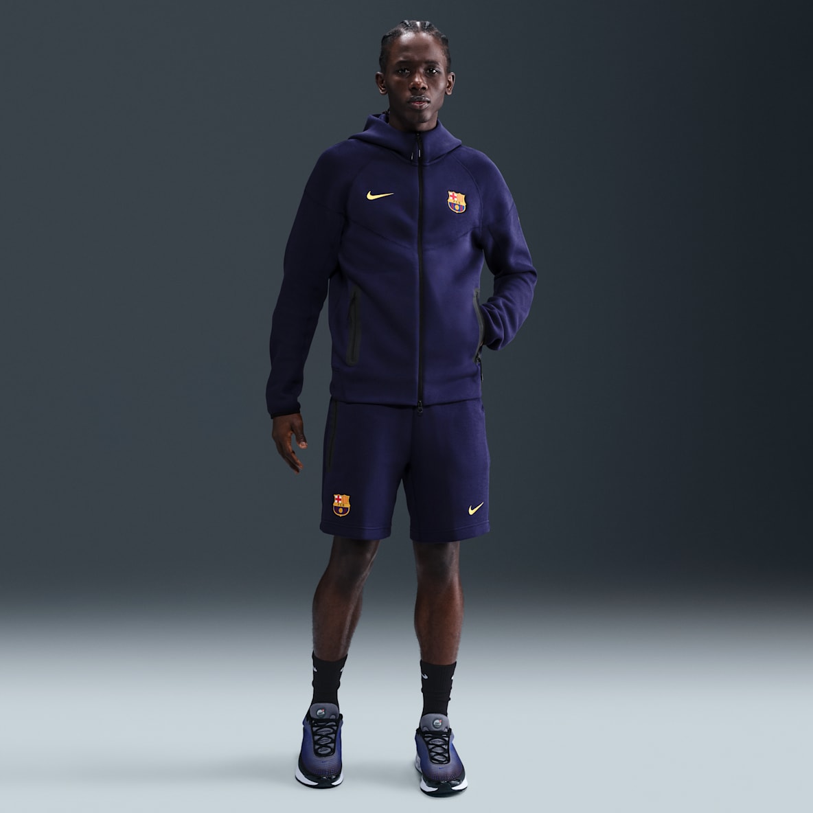 FC Barcelona Tech FC Barcelona Tech Men's Nike Soccer Fleece Shorts