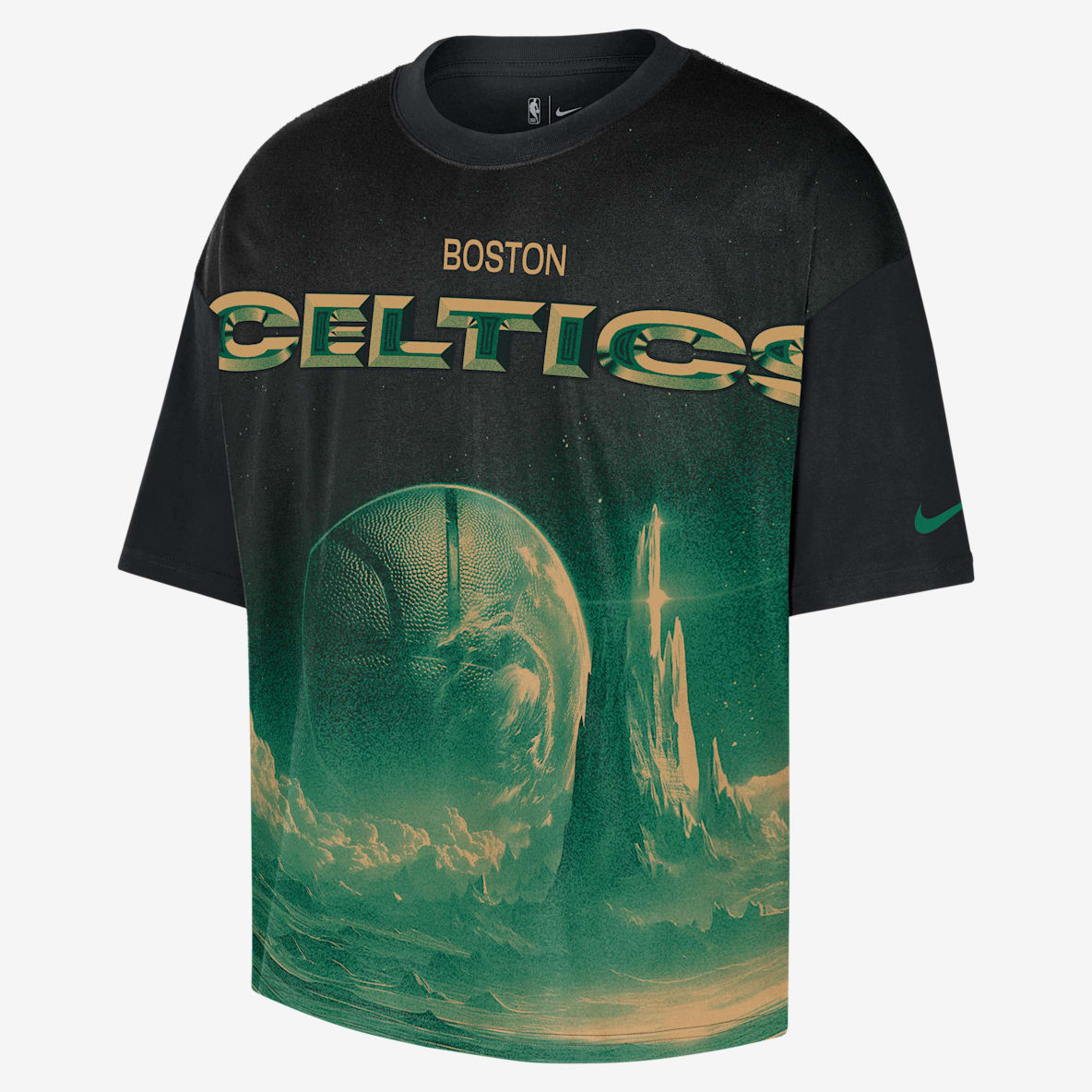 Boston Celtics Courtside Boston Celtics Courtside Men's Nike NBA Boxy T-Shirt