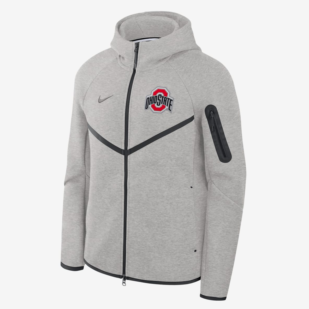 Ohio State Tech Fleece Windrunner Ohio State Tech Fleece Windrunner Men's Nike College Full-Zip Hooded Jacket