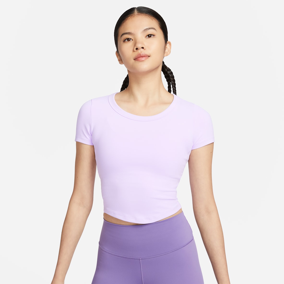 ナイキ ワン フィッテド ナイキ ワン フィッテド ウィメンズ Dri-FIT ショートスリーブ クロップド トップ
