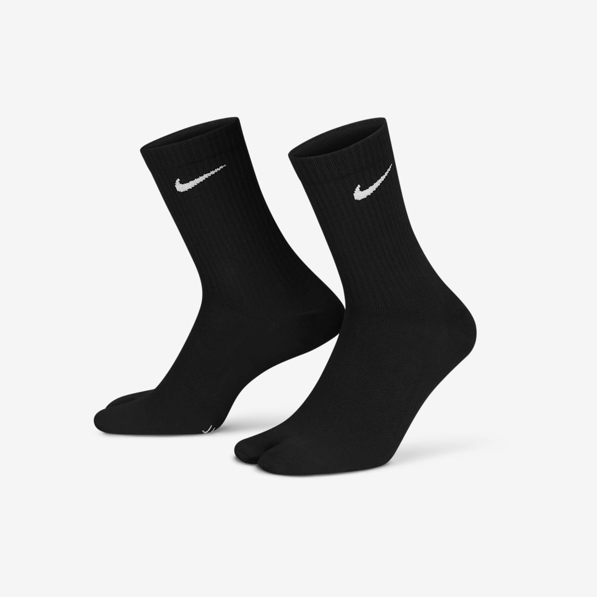 Nike Everyday Plus 'Rift' Lightweight Split-Toe Crew Socks (1 Pair)