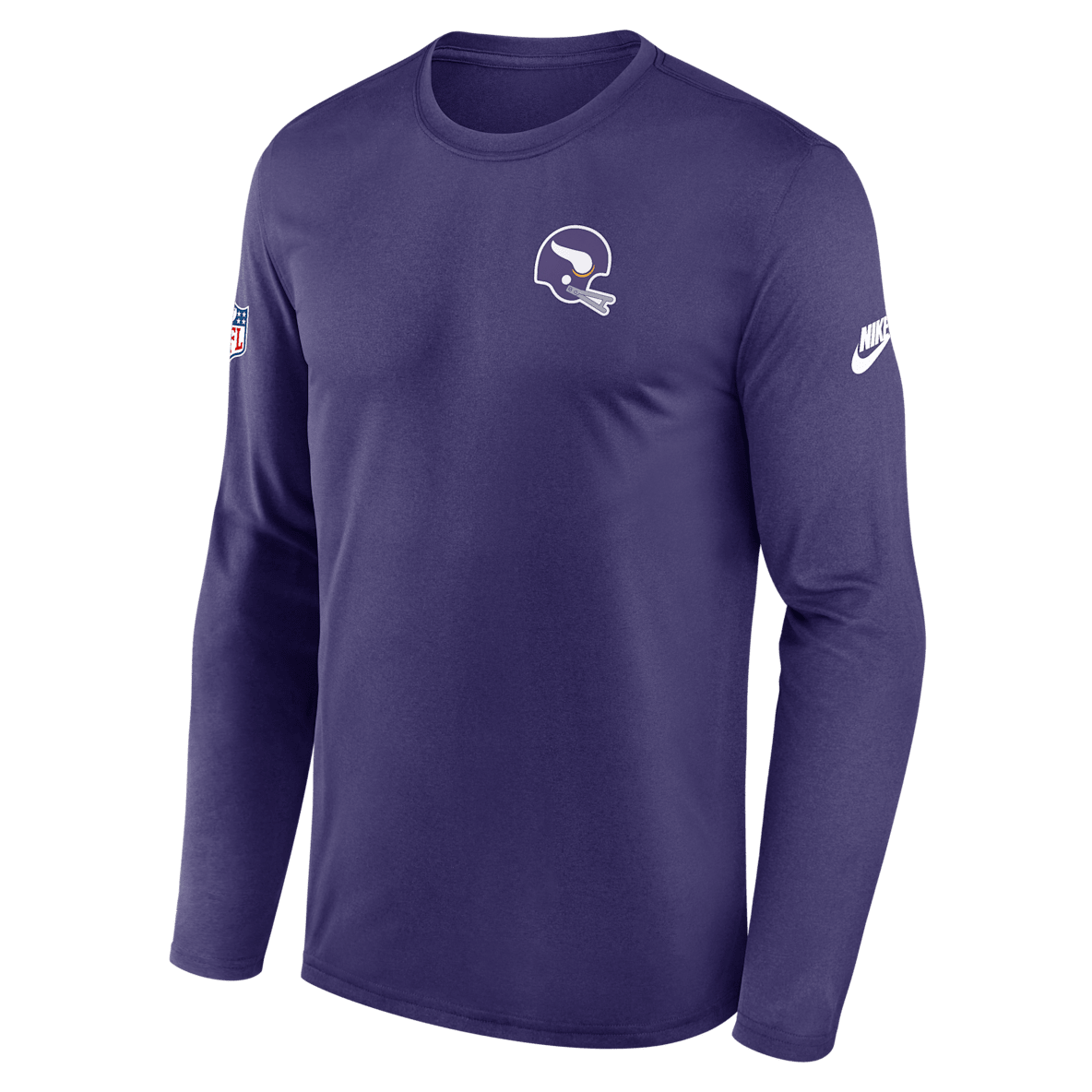 Minnesota Vikings Alt Legend Small Logo Minnesota Vikings Alt Legend Small Logo Men's Nike Dri-FIT NFL Long-Sleeve T-Shirt