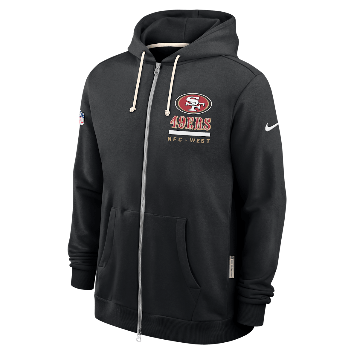 San Francisco 49ers Utility Player Sideline Men's Nike Dri-FIT NFL Full-Zip Hoodie