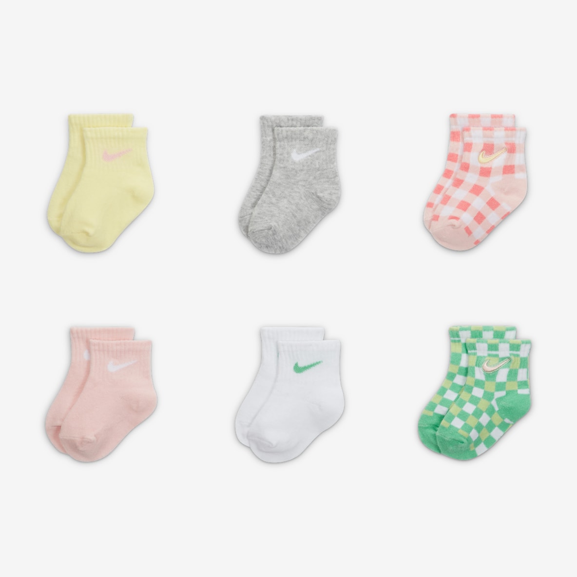 Nike Infant Crew Socks (6 Pairs) Nike Infant Crew Socks (6 Pairs) Calcetas para bebé