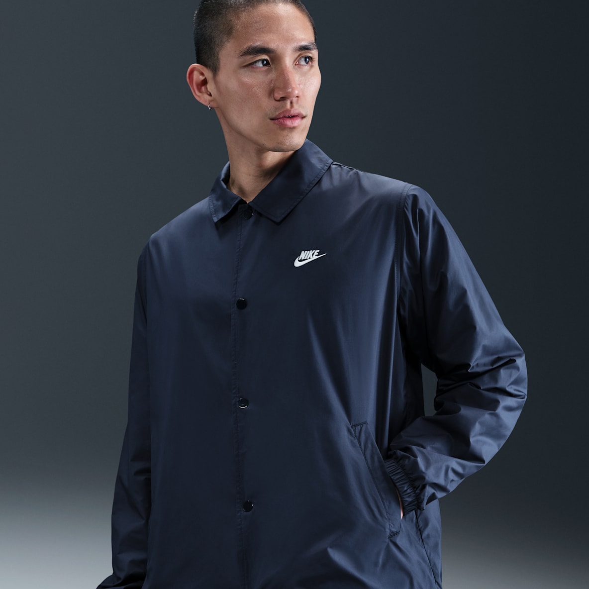 Nike Club Nike Club เสื้อแจ็คเก็ตโค้ชผู้ชาย