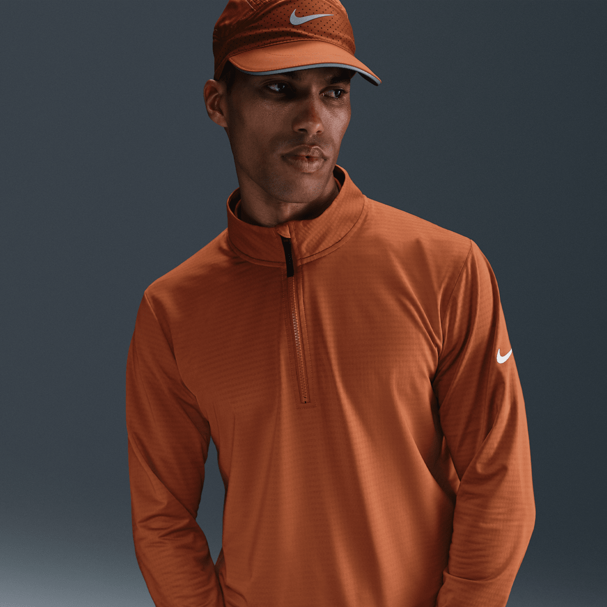 Nike Victory Playera de golf Dri-FIT de medio cierre para hombre