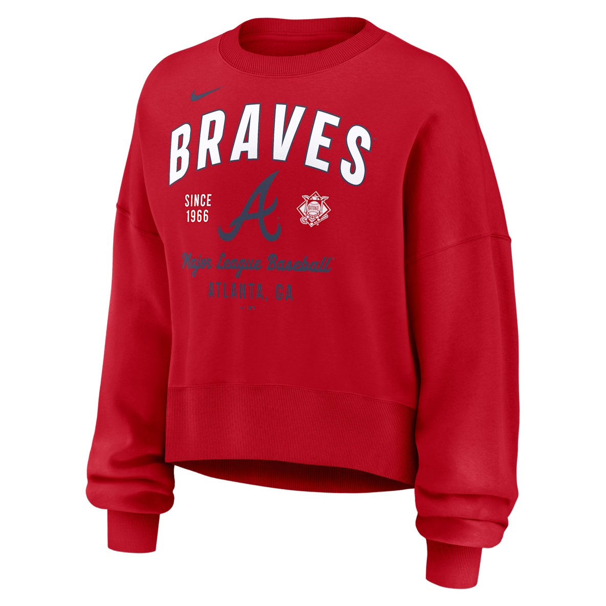 Atlanta Braves Atlanta Braves Women's Nike MLB Pullover Crew