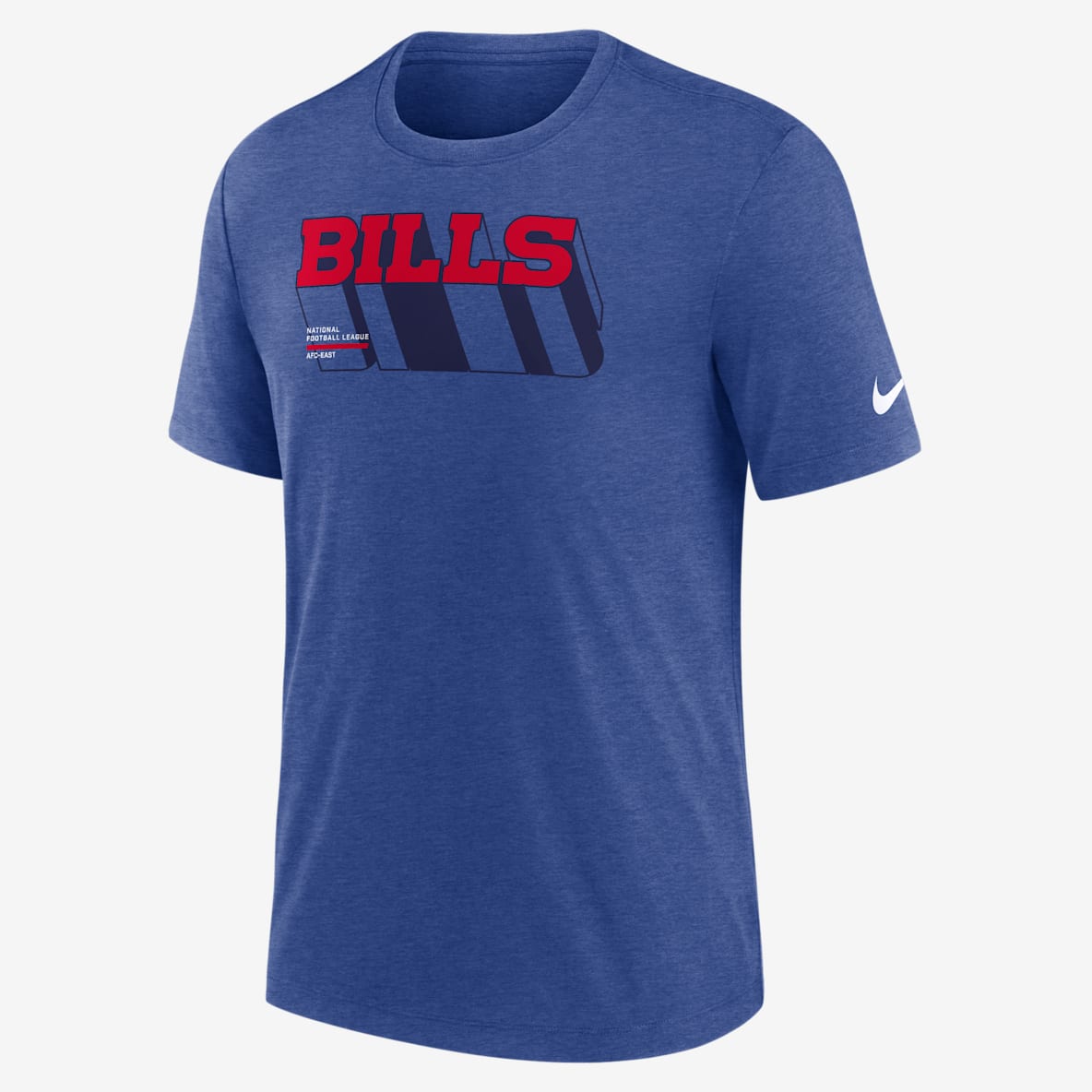 Buffalo Bills Long Pass Buffalo Bills Long Pass Playera Nike de la NFL para hombre
