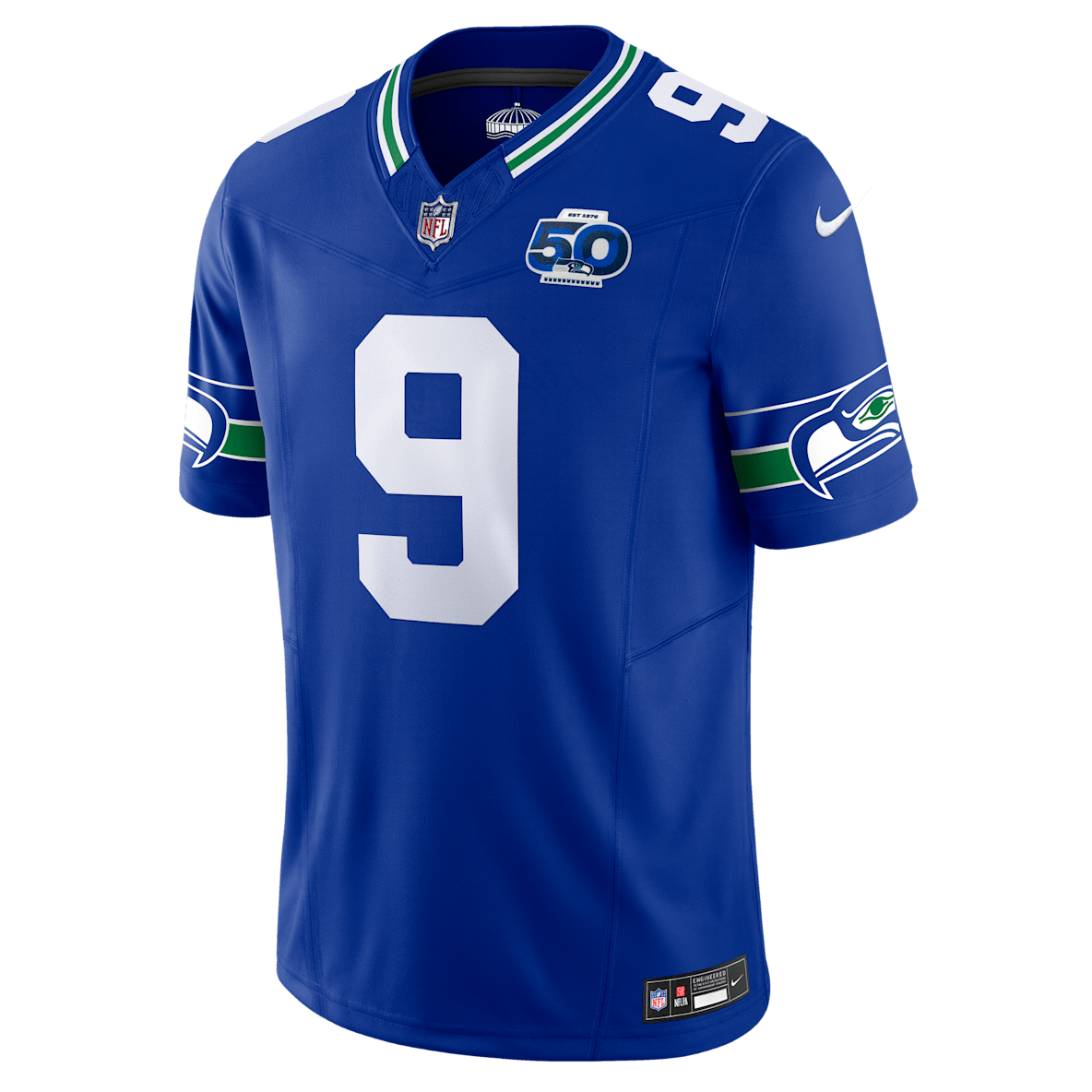 Kenneth Walker III Seattle Seahawks 50th Anniversary Kenneth Walker III Seattle Seahawks 50th Anniversary Men's Nike Dri-FIT NFL Limited Jersey