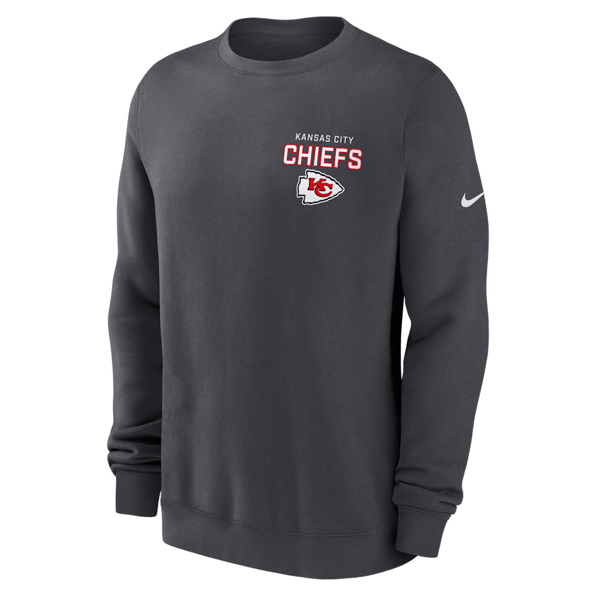 Kansas City Chiefs Draw Block Club Kansas City Chiefs Draw Block Club Men's Nike NFL Pullover Crew