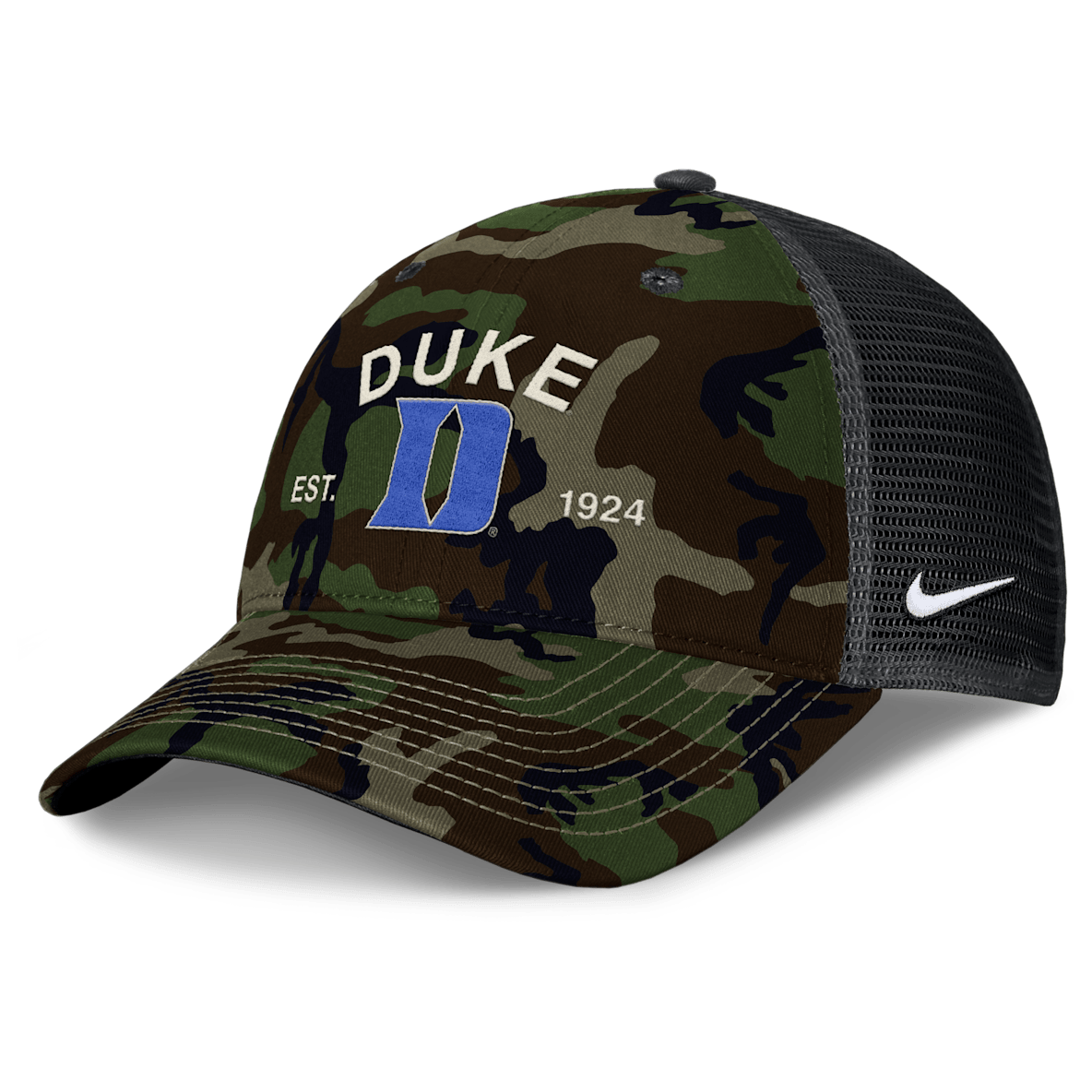 Duke 2025 Military Appreciation Rise Duke 2025 Military Appreciation Rise Men's Nike College Trucker Adjustable Hat