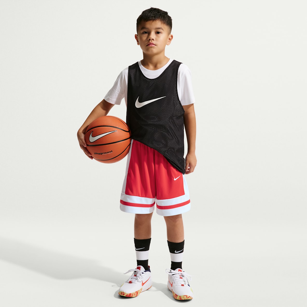 Nike Shorts de básquetbol Dri-FIT para niños talla grande
