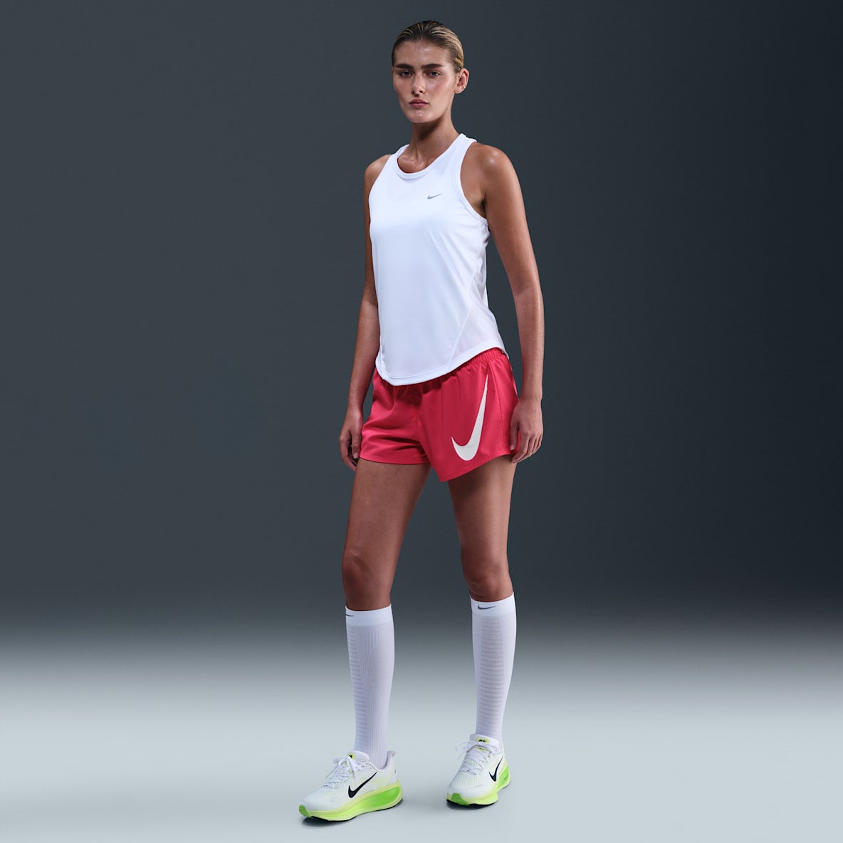 Nike One Swoosh Nike One Swoosh Women's Dri-FIT Mid-Rise Loose 7.5cm (approx.) Brief-Lined Running Shorts