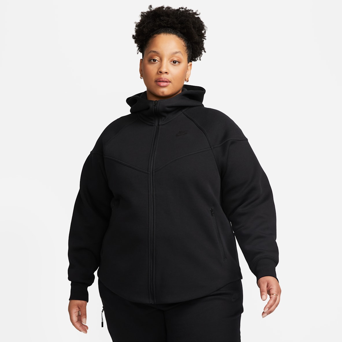 Nike Sportswear Tech Fleece Windrunner Nike Sportswear Tech Fleece Windrunner Sudadera con gorro de cierre completo para mujer (talla grande)