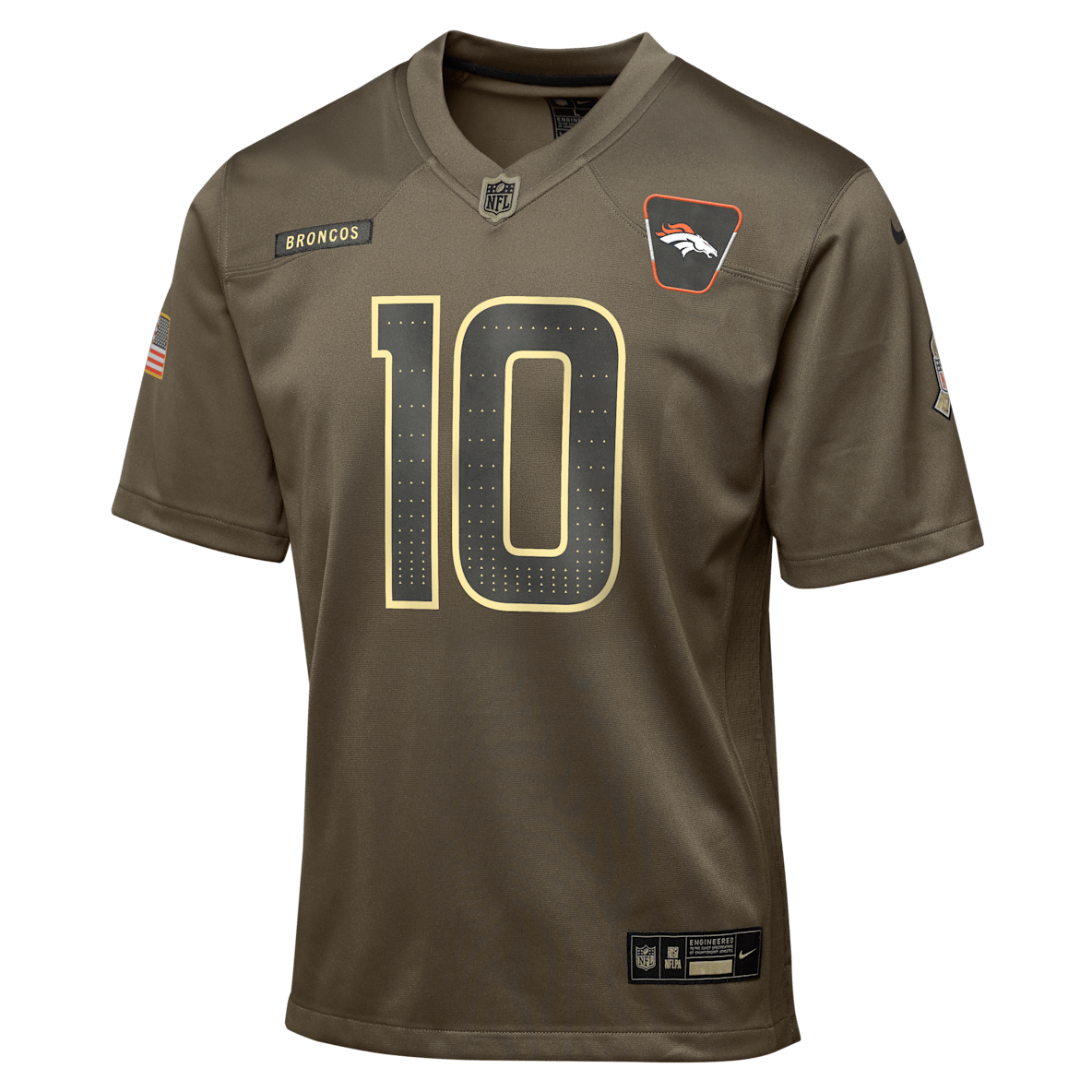 Bo Nix Denver Broncos Salute to Service Bo Nix Denver Broncos Salute to Service Big Kids’ Nike NFL Game Jersey
