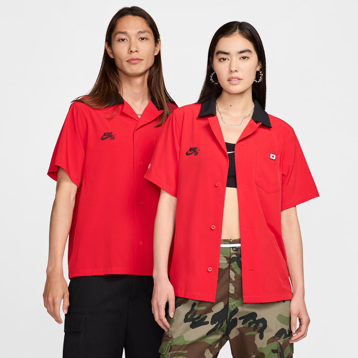 Nike SB Japan Nike SB Japan Short-Sleeve Button-Up Skate Bowling Shirt