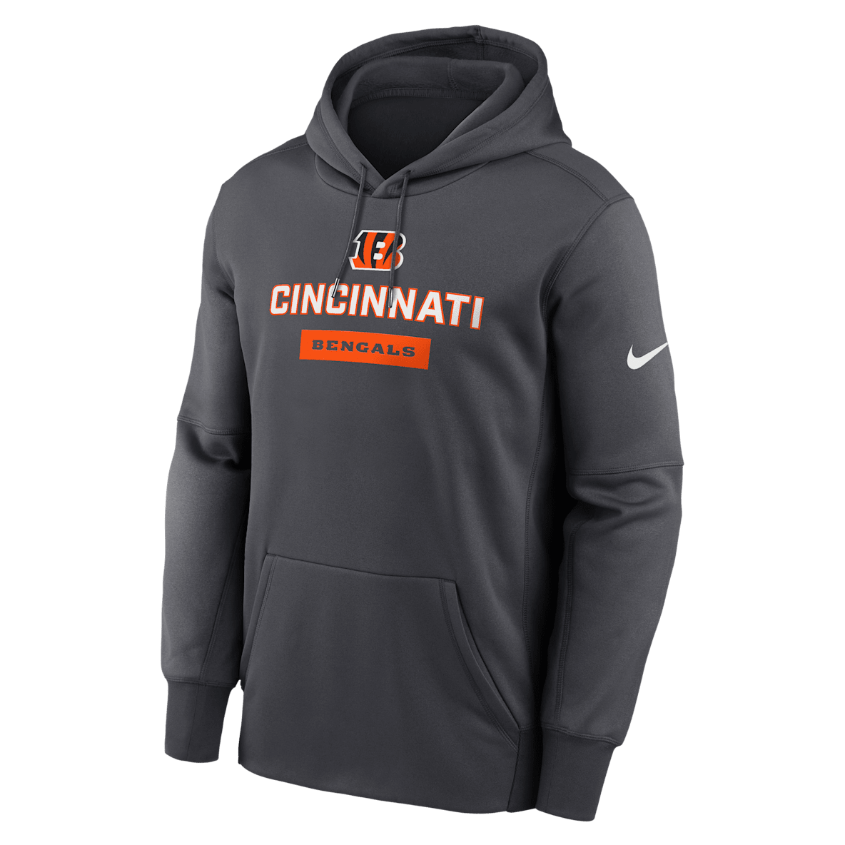Cincinnati Bengals Toss Sweep Cincinnati Bengals Toss Sweep Men’s Nike Therma NFL Pullover Hoodie