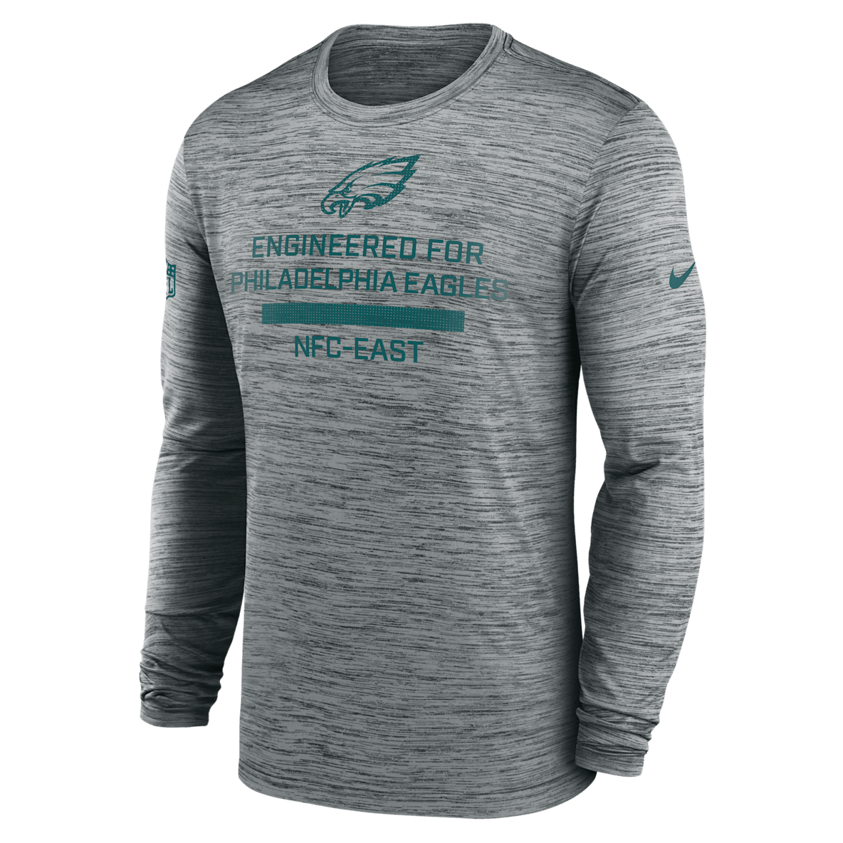 Philadelphia Eagles Sideline Team Issue Velocity Philadelphia Eagles Sideline Team Issue Velocity Men's Nike Dri-FIT NFL Long-Sleeve T-Shirt
