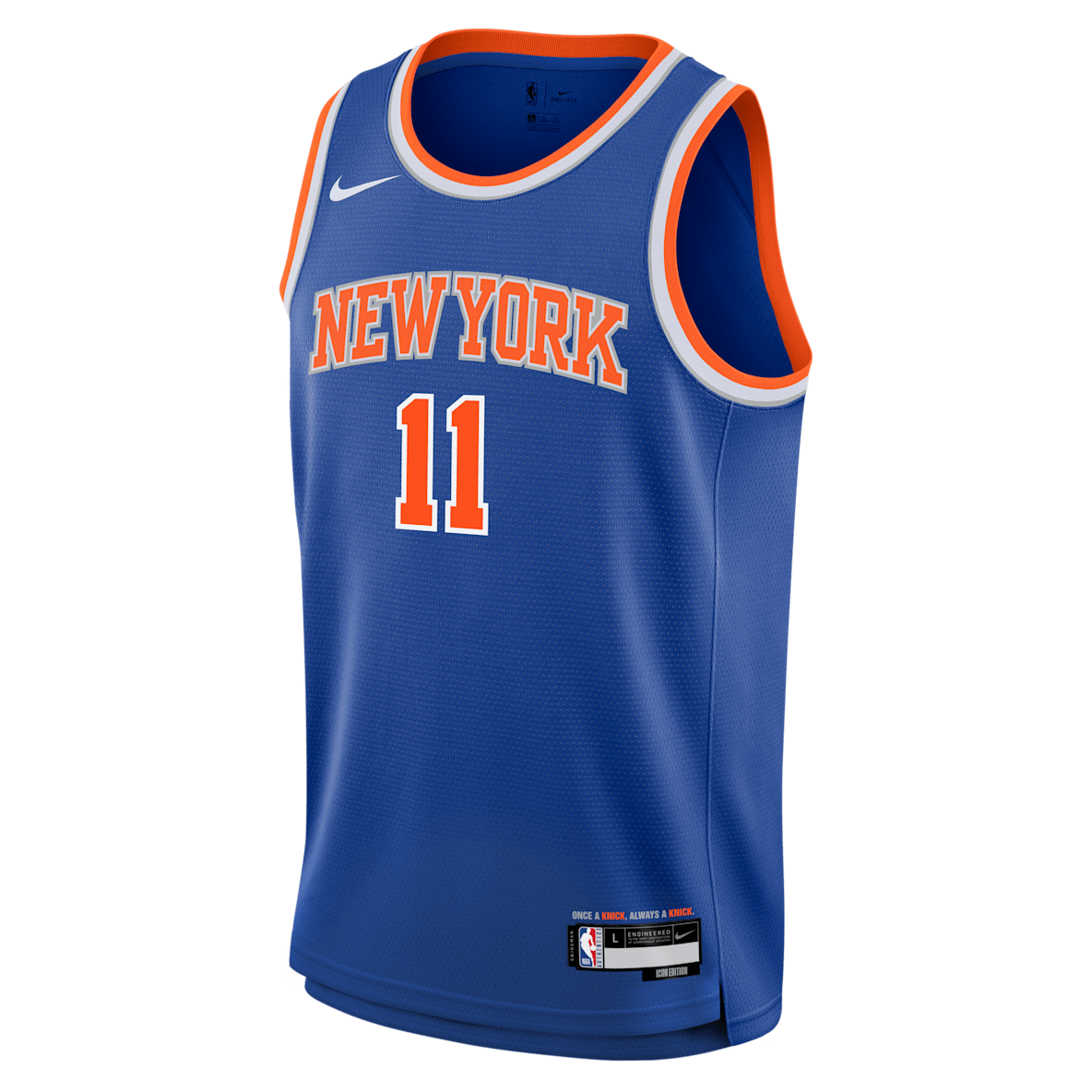 Jalen Brunson New York Knicks 2024/25 Icon Edition Jalen Brunson New York Knicks 2024/25 Icon Edition Jersey Nike de la NBA Swingman para niños talla grande