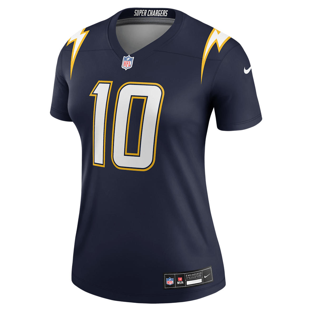 Justin Herbert Los Angeles Chargers Justin Herbert Los Angeles Chargers Jersey Nike Dri-FIT de la NFL Legend para mujer