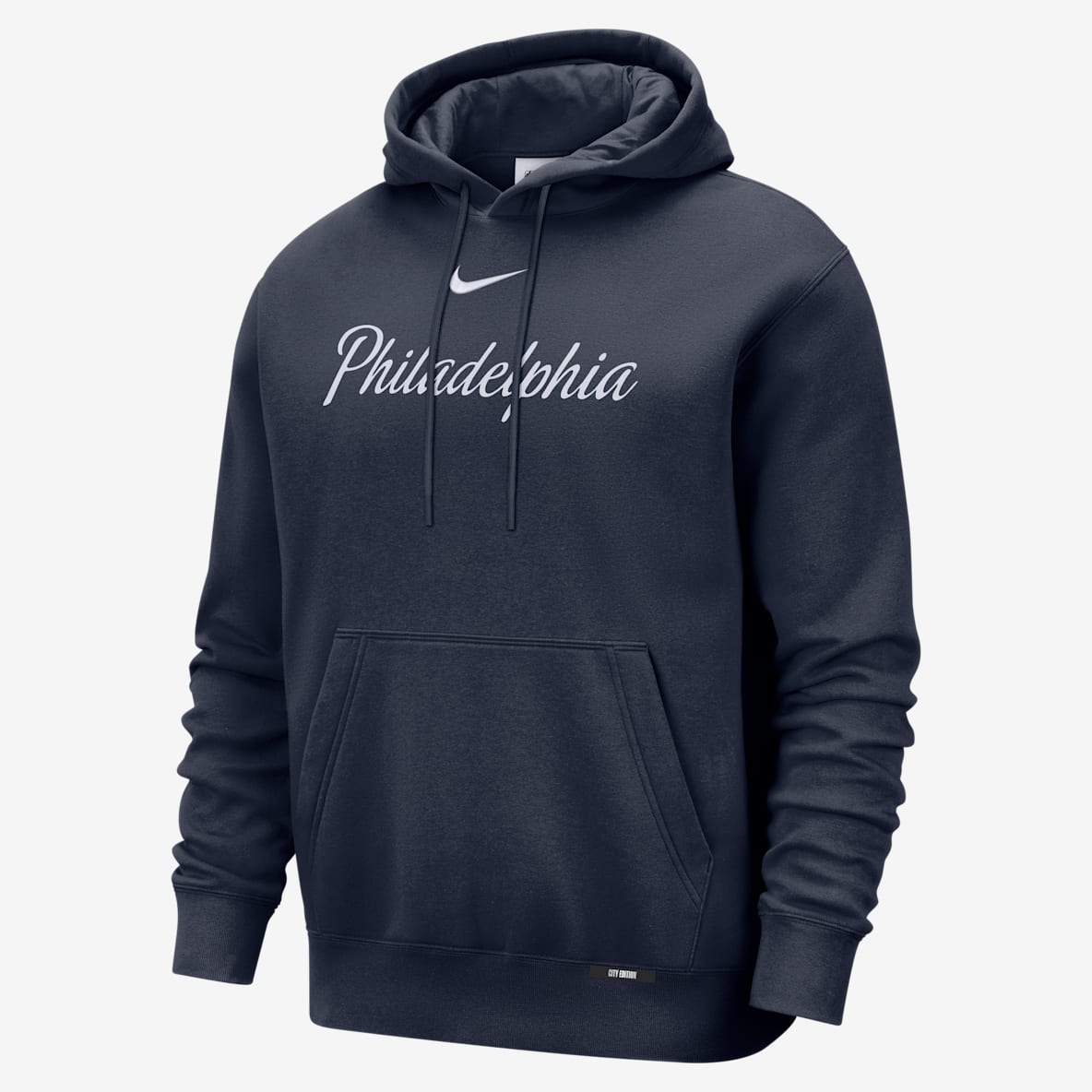Philadelphia 76ers City Edition Men's Nike Basketball Club Pull-Over Hoodie