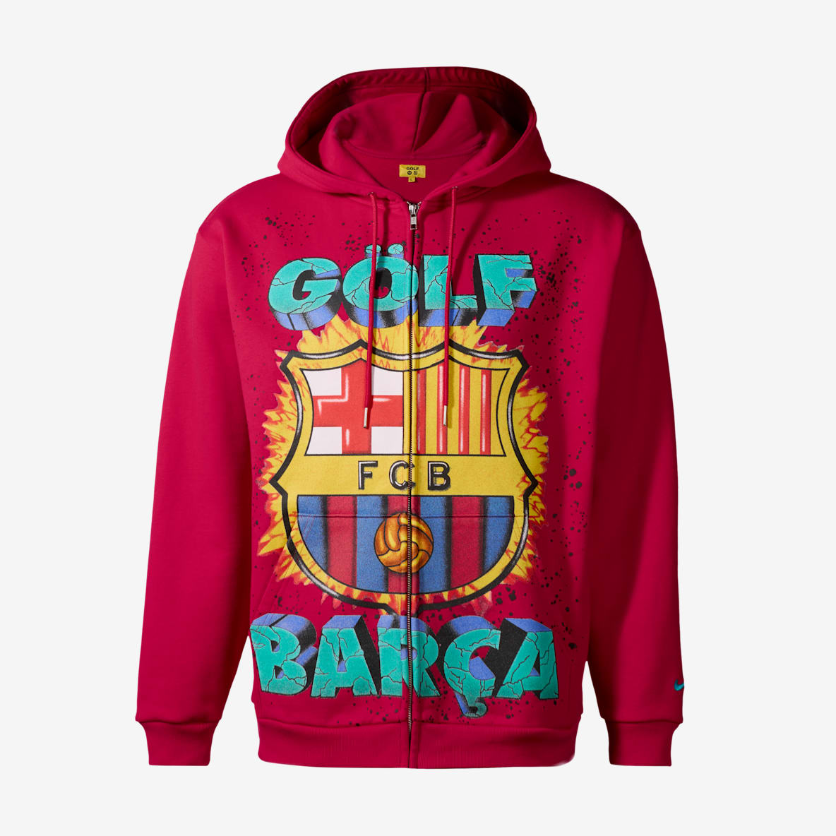 FC Barcelona x GOLF WANG Men's Nike Soccer Full-Zip Hoodie