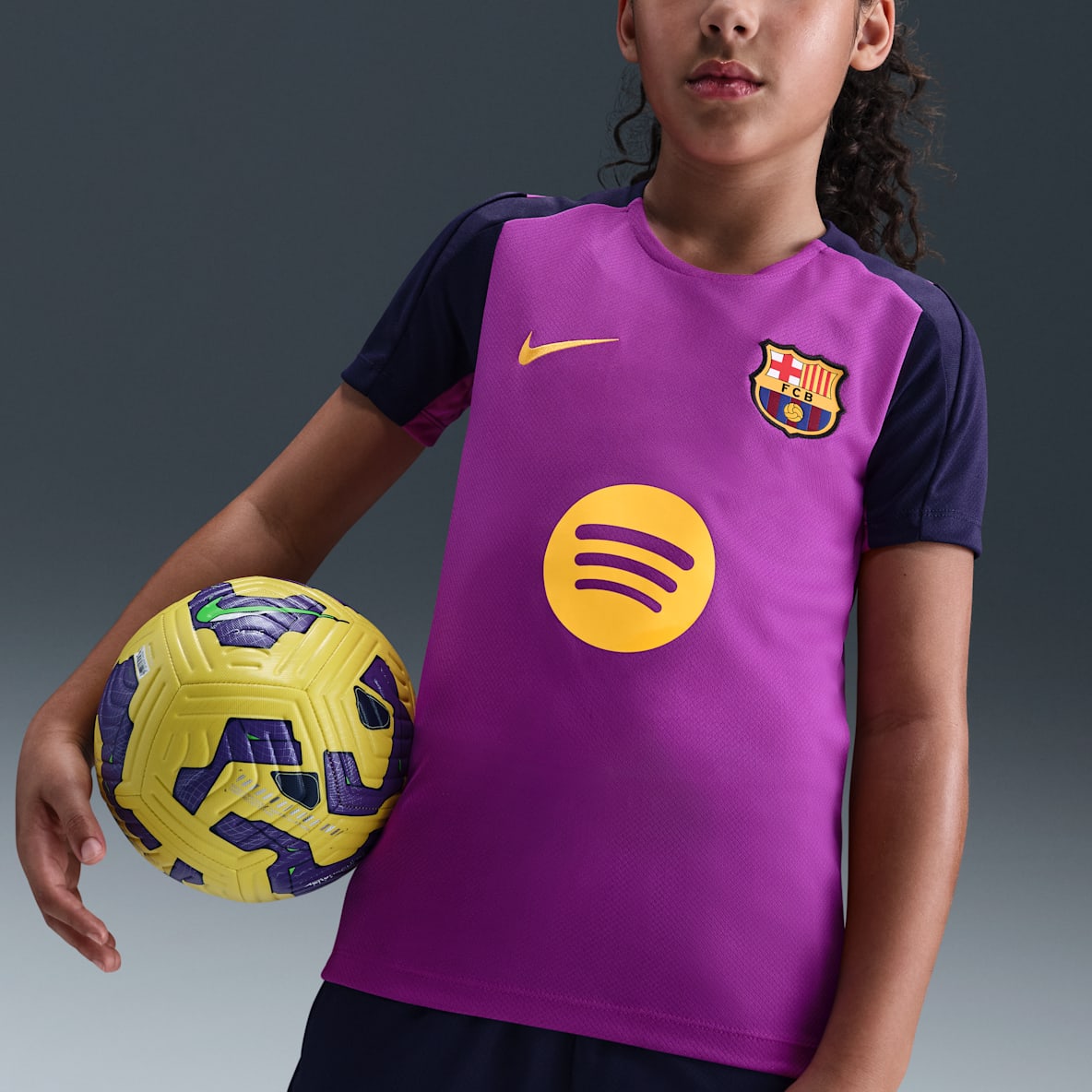 FC Barcelona Strike FC Barcelona Strike Big Kids' Nike Dri-FIT Soccer Short-Sleeve Top