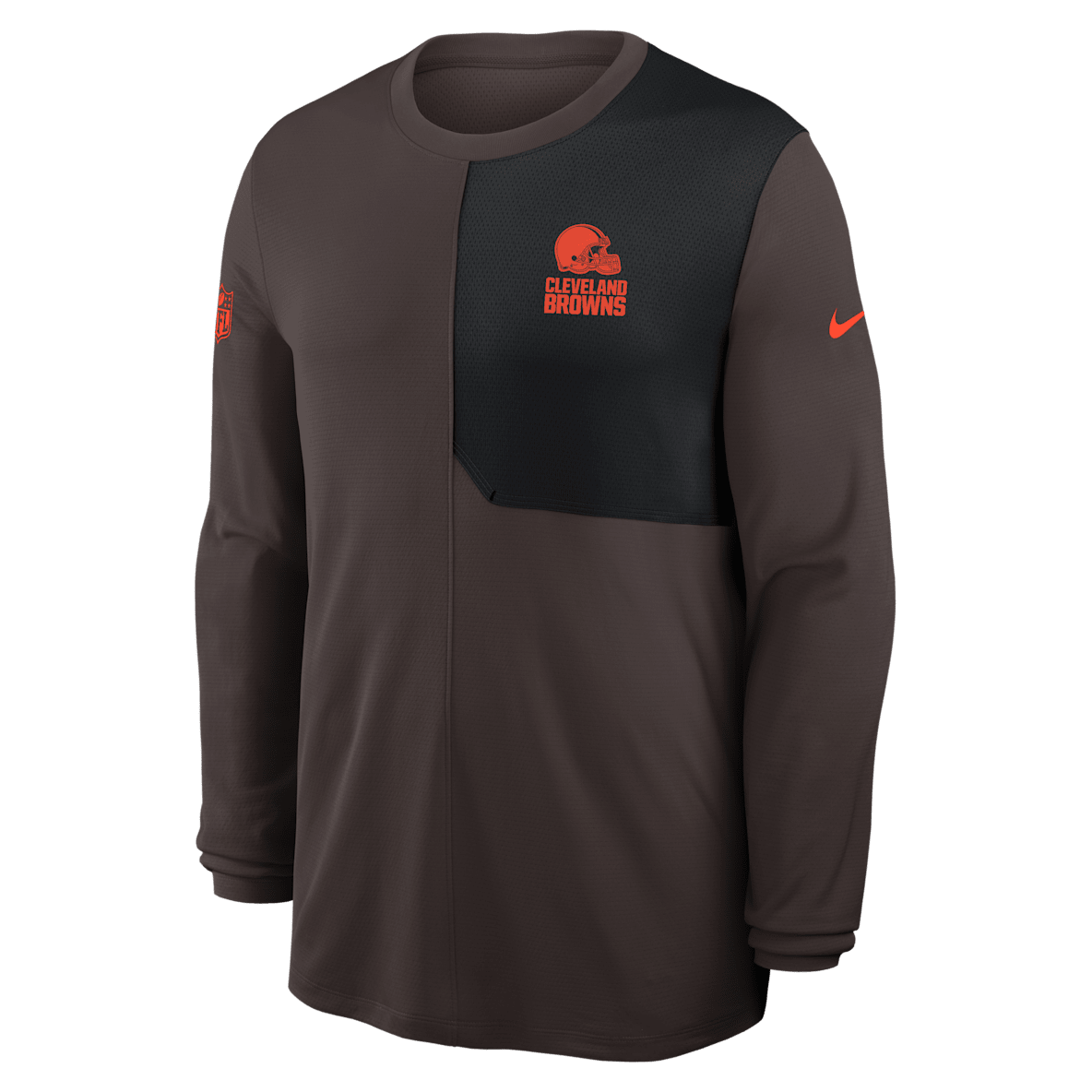 Cleveland Browns Sideline Coach Cleveland Browns Sideline Coach Men's Nike Dri-FIT NFL Long-Sleeve Top