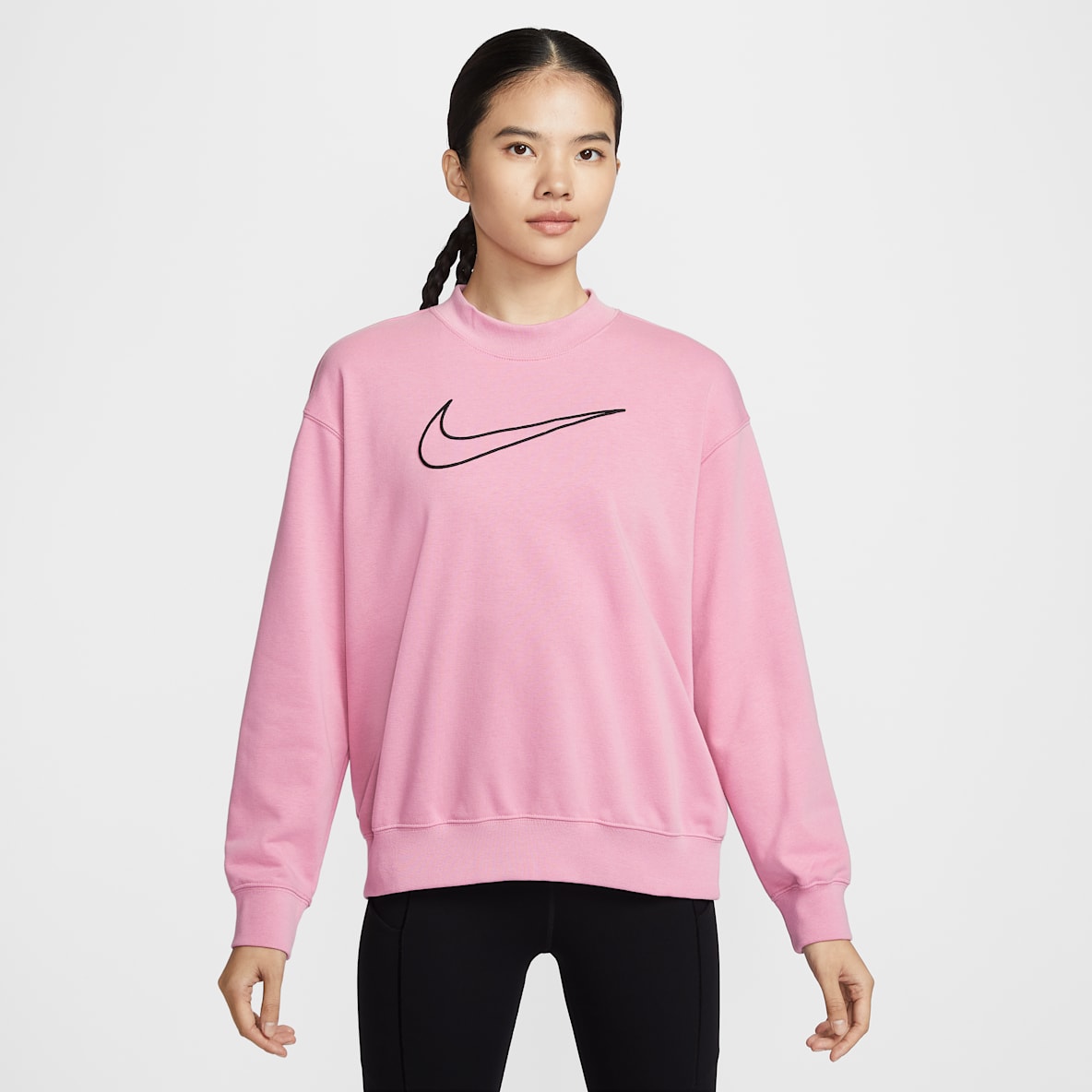 Nike Dri-FIT Get Fit Women's Graphic Crewneck Sweatshirt