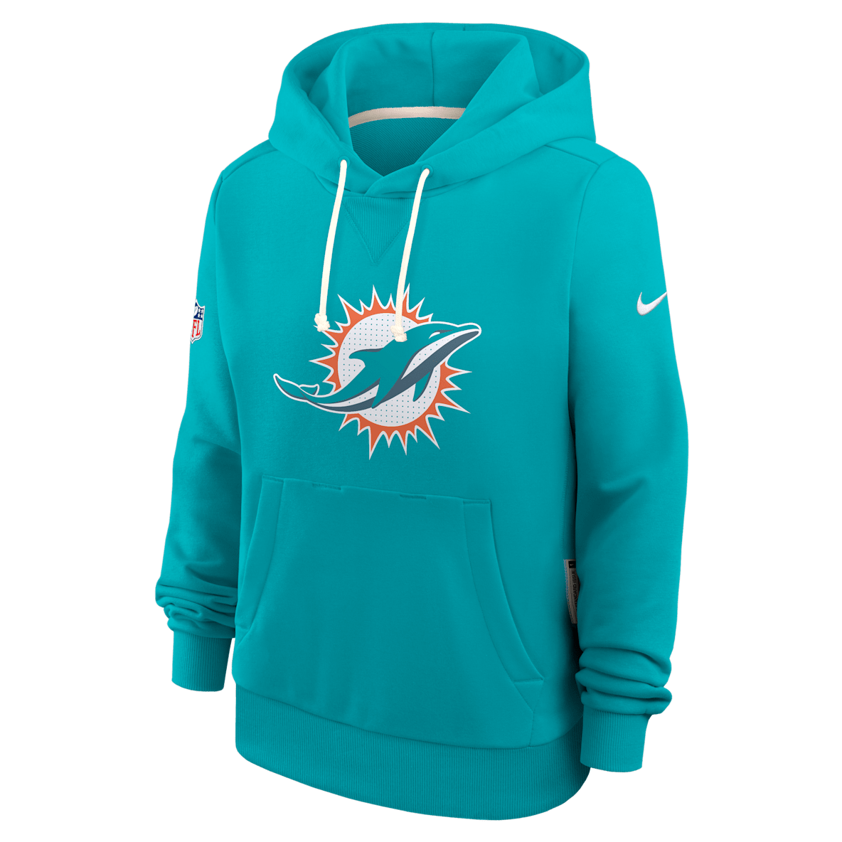 Miami Dolphins Sideline Miami Dolphins Sideline Women's Nike Dri-FIT NFL Pullover Hoodie