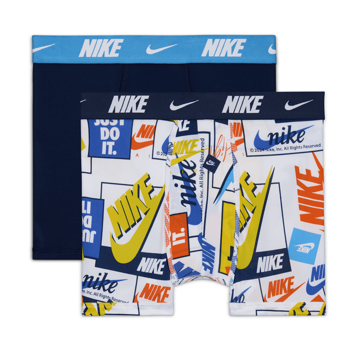Nike Nike Big Kids' Dri-FIT Printed Boxer Briefs (2-Pack)