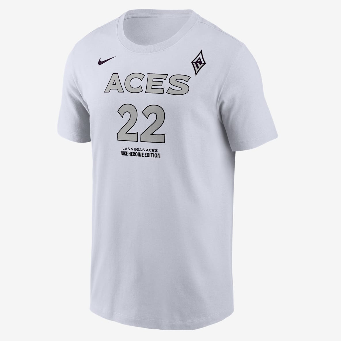 A'ja Wilson Las Vegas Aces A'ja Wilson Las Vegas Aces Men's Nike WNBA T-Shirt