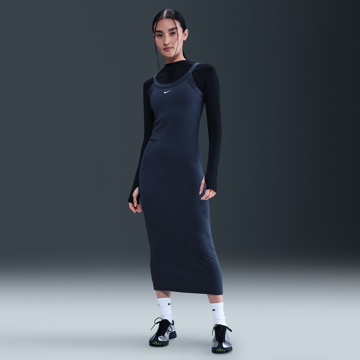 Nike Sportswear Chill Knit Nike Sportswear Chill Knit Women's Tight Mini-Rib Tank Dress