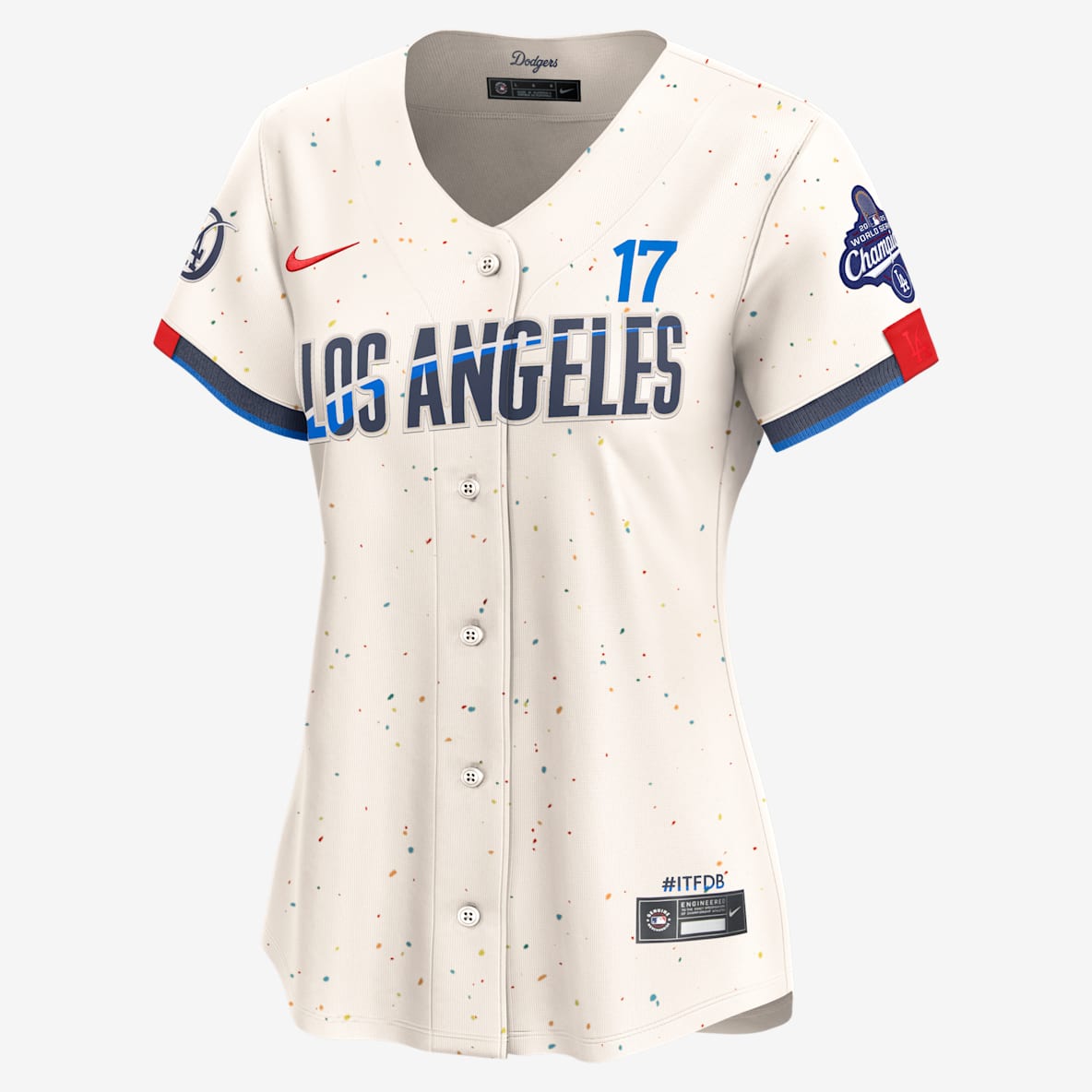 Shohei Ohtani Los Angeles Dodgers 2025 World Series Champions Women's Nike Dri-FIT MLB Limited Jersey