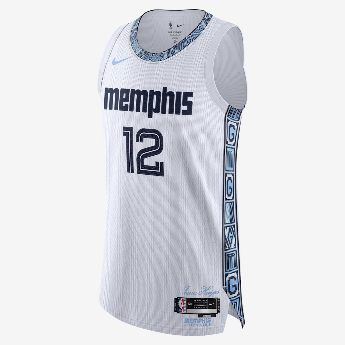 Ja Morant Memphis Grizzlies City Edition Men's Nike Dri-FIT ADV NBA Authentic Jersey