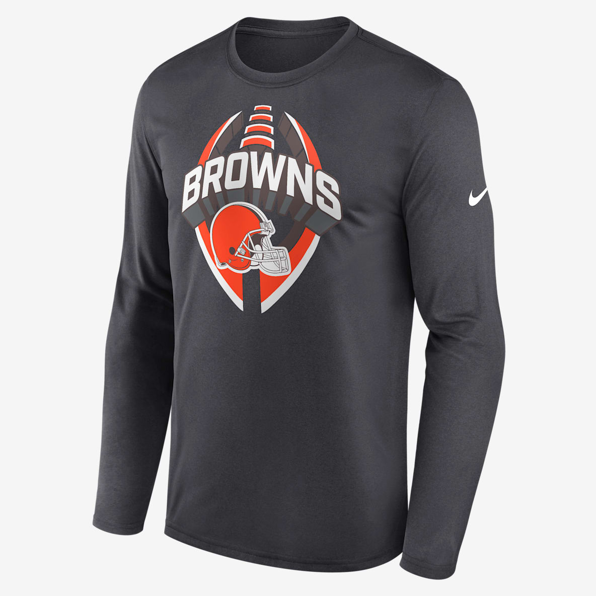 Cleveland Browns Legend Icon Cleveland Browns Legend Icon Men's Nike Dri-FIT NFL Long-Sleeve T-Shirt